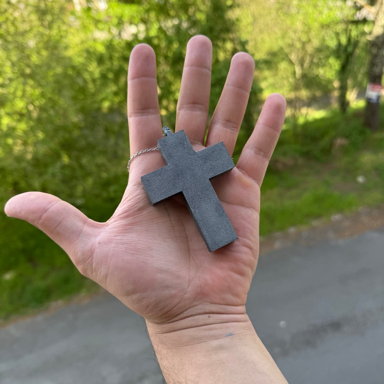 Squid Thanos 230 – Hidden Storage Crucifix Pendant | Unique Edgy Jewelry for Fans & Collectors Game