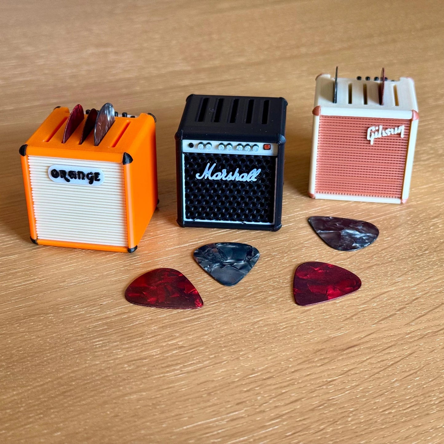 Mini Guitar Amp Pick Holder