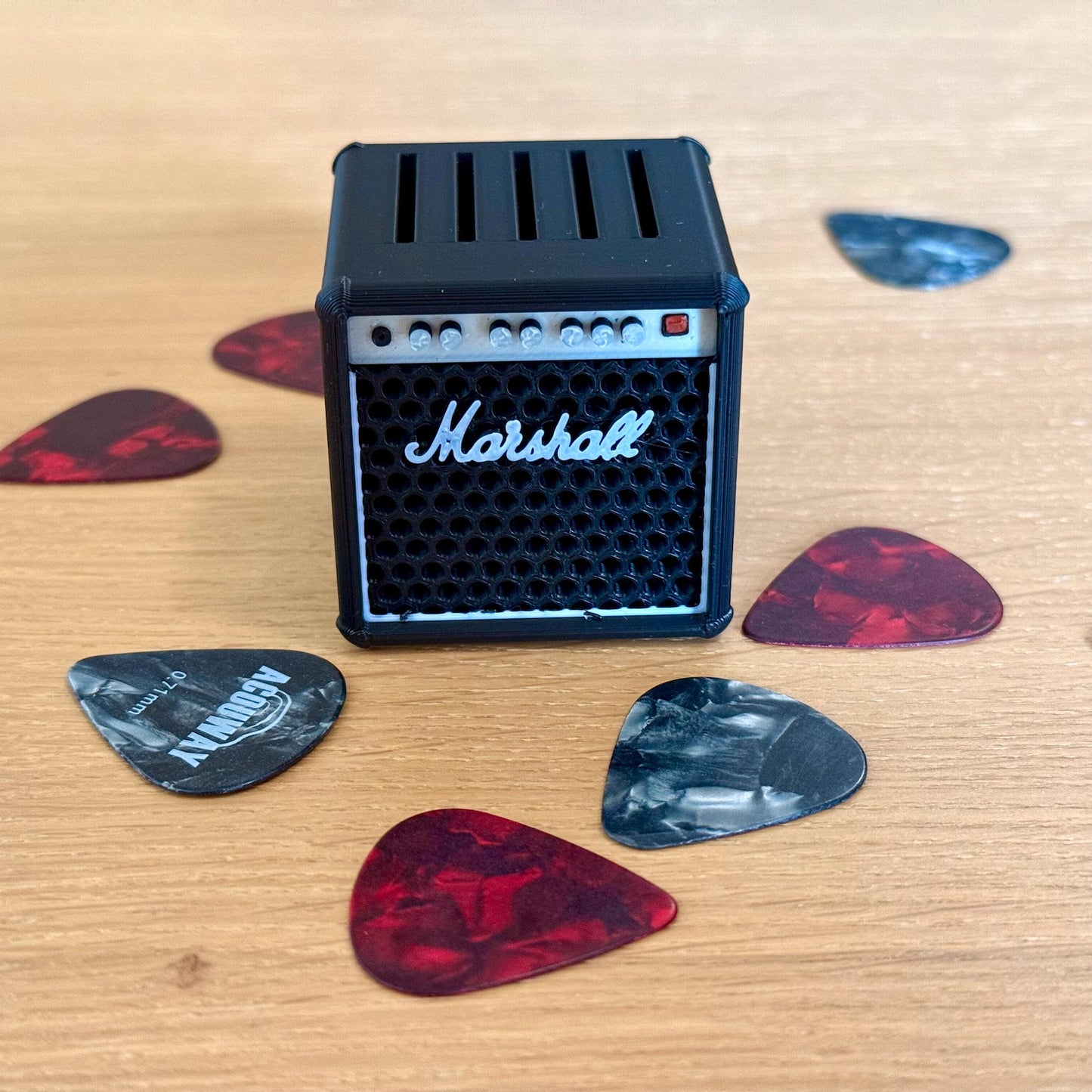 Mini Guitar Amp Pick Holder