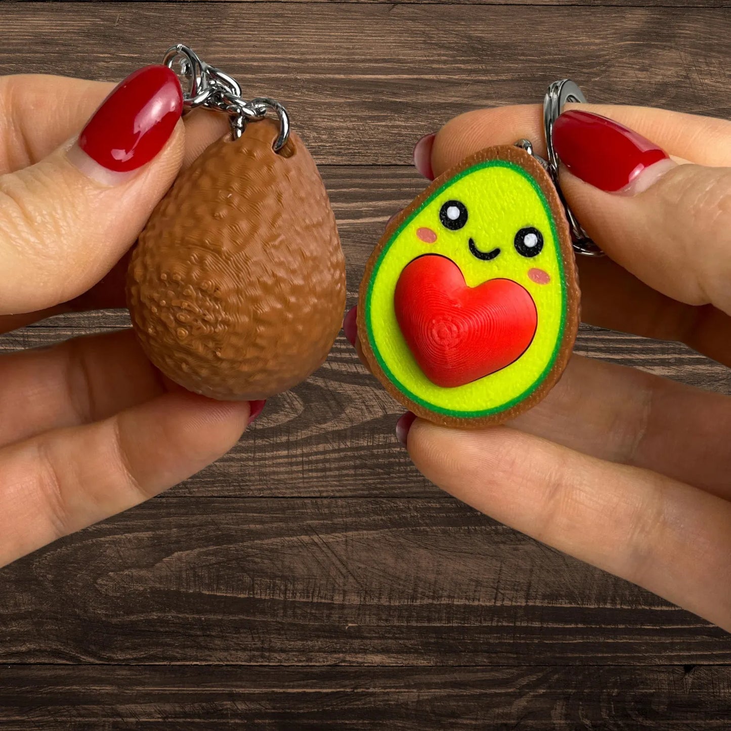 Avocado Couple Keychain for Valentine's Day