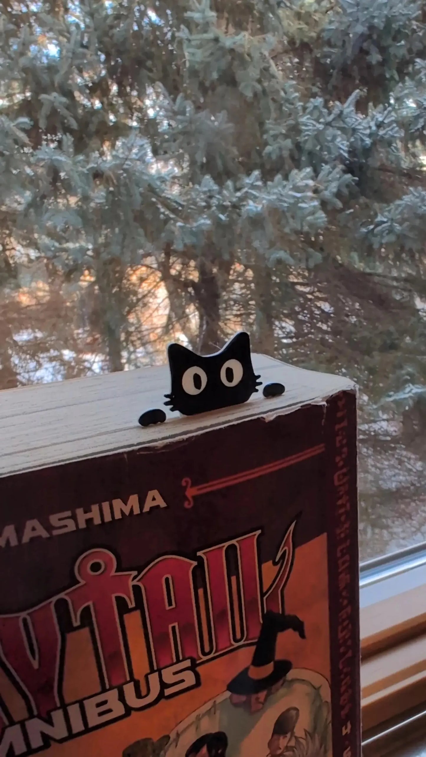 Black Cat Bookmark Book Holder For Books Papers Creative Gift