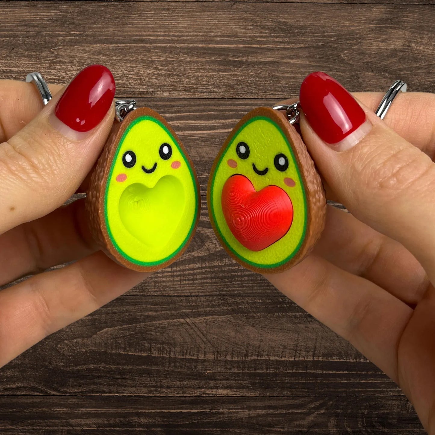 Avocado Couple Keychain for Valentine's Day