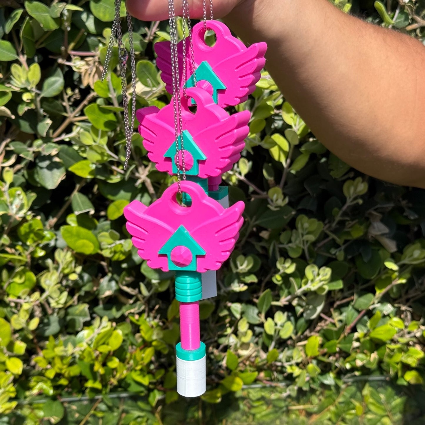 Squid Key Necklace Keychain - Hide&Seek Key - Game Hide And Seek