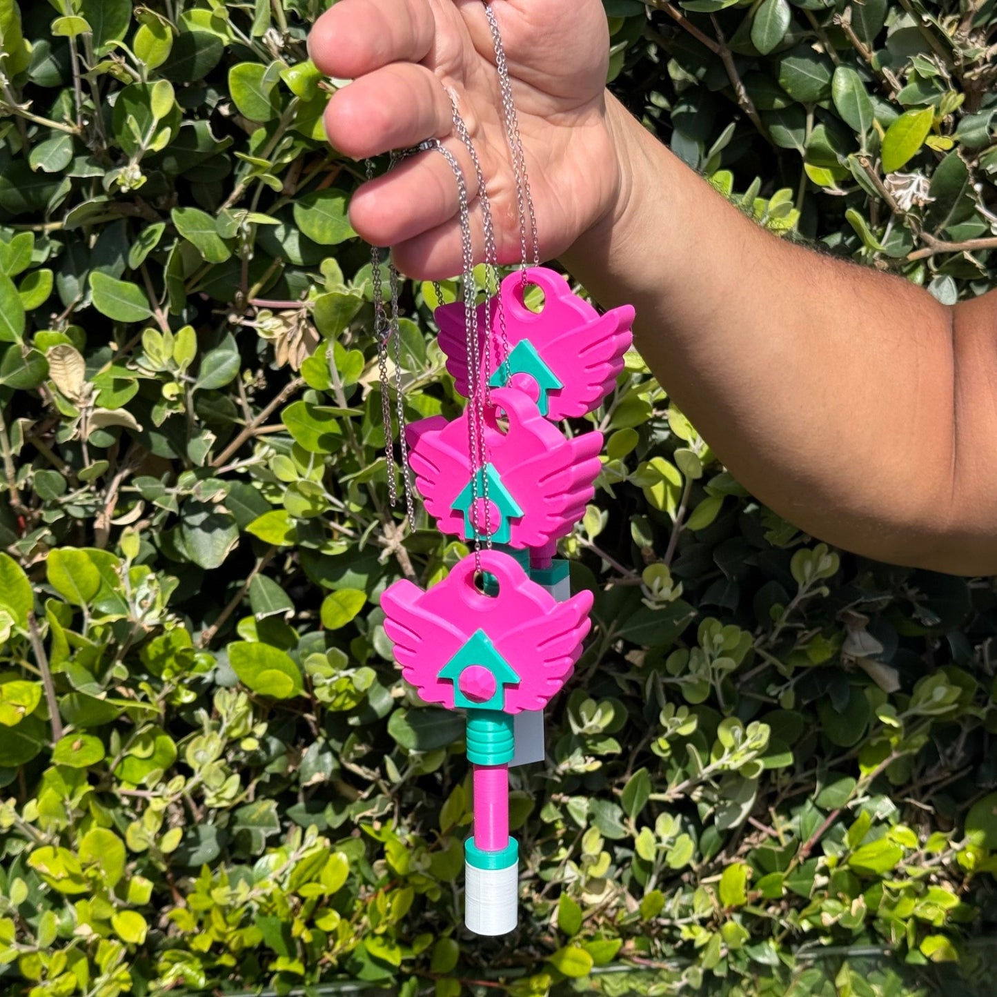 Squid Key Necklace Keychain - Hide&Seek Key - Game Hide And Seek