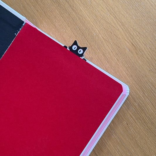 Black Cat Bookmark Book Holder For Books Papers Creative Gift