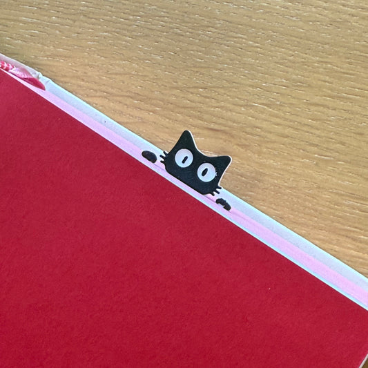 Black Cat Bookmark Book Holder For Books Papers Creative Gift