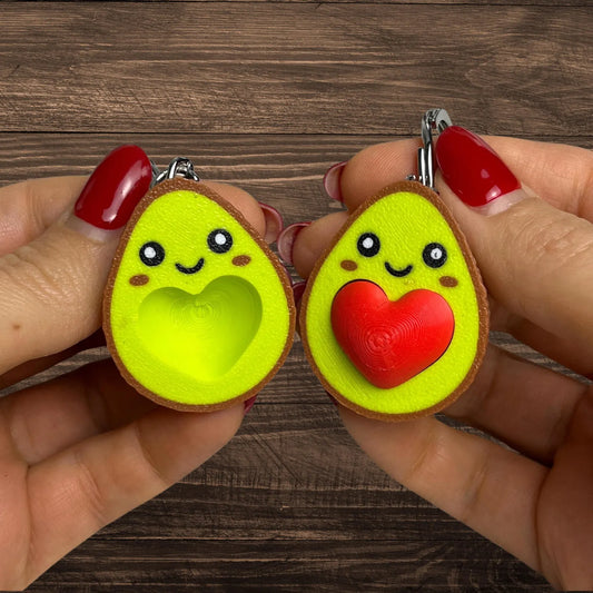 Avocado Couple Keychain for Valentine's Day