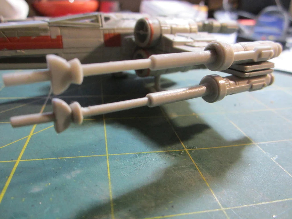 Replacement X-Wing Blaster Guns - Vintage Star Wars - 3D Printed - 3 Colours