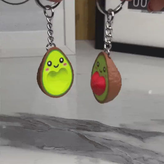 Avocado Couple Keychain for Valentine's Day
